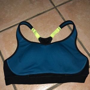 Teal Champion sports bra.
